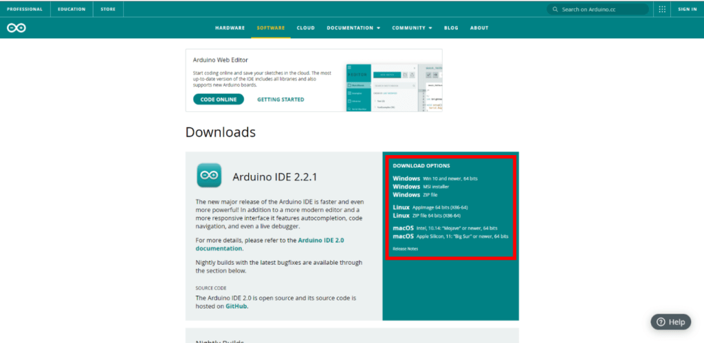 download-arduino
